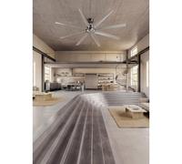 WIND INDUSTRIAL - Ventilatore Da Soffitto 40W Silenzioso Disponibile In Varie Dimensioni Senza Luce
