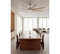 WIND INDUSTRIAL - Ventilatore Da Soffitto 40W Silenzioso Disponibile In Varie Dimensioni Senza Luce