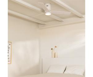 WIND MINIMAL - Ventilatore Da Soffitto 40W Silenzioso Ø132 Cm Con Luce LED Da 15W M (Ø132cm) (stanze 10m²-25m²)
