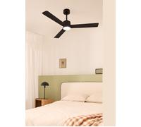 WIND MODERN - Ventilatore Da Soffitto Silenzioso 40W Con Luce LED Disponibile In Varie Dimensioni Controllo A Parete + Telecomando