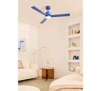 WIND MODERN - Ventilatore Da Soffitto Silenzioso 40W Con Luce LED Disponibile In Varie Dimensioni Telecomando