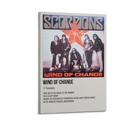Wind of Change by Scorpions Poster artistico da parete per soggiorno e camera da letto (60 x 90 cm) con cornice