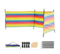 Wind Protection Beach - Schermo Di Privacy Portatile Per Il Campeggio | Barriera Eolica Per Le Vacanze All'aperto, Ombra Protettiva Antivento Per Gioie Da Giardino, Protezione Solare Per Giorni
