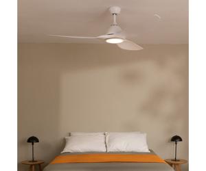 WIND SAIL - Ventilatore Da Soffitto 90W Silenzioso XL Ø163 Cm Con Luce