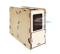 Wind Sheller - Macchina 250 W grani 22 x 9 x 18 cm, dispositivo regolabile per separare ciotole e cannucce | Strumento portatile per la pulizia di mangimi per uccelli, cereali, fattorie, Sch