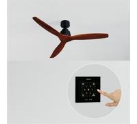 WIND STYLANCE NATURAL WOOD - Ventilatore Da Soffitto 40W Silenzioso 100% Legno Varie Dimensioni Senza Luce