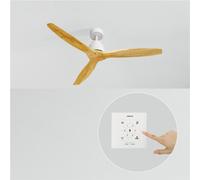 WIND STYLANCE NATURAL WOOD - Ventilatore Da Soffitto 40W Silenzioso 100% Legno Varie Dimensioni Senza Luce