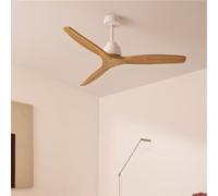 WIND STYLANCE NATURAL WOOD - Ventilatore Da Soffitto 40W Silenzioso 100% Legno Varie Dimensioni Senza Luce