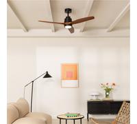 WIND STYLANCE - Ventilatore Da Soffitto 40W Silenzioso 100% Legno Varie Dimensioni Telecomando