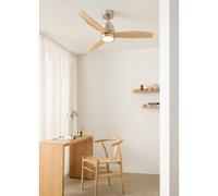 WIND STYLANCE NATURAL WOOD - Ventilatore Da Soffitto 40W Silenzioso 100% Legno Varie Dimensioni Telecomando