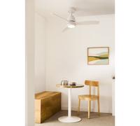 WIND STYLANCE - Ventilatore Da Soffitto Silenzioso Da 40 W Con Pale In ABS Tecnico, Disponibile In Varie Dimensioni Controllo A Parete + Telecomando