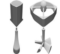 Wind Tunnel Fan Assembly for A12x25 - Checkmate Design with Bearing Mount &