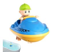Wind Up Bath Toys, Swimming Bathtub Toys 4.3inches, Educational Floating Water Plaything for Kids Baby Shower Pool Time Fun, Blue, Yellow, Versatile Play Options