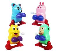 Wind Up Clockwork Back Somersault Animal Kids Toy Collectibles