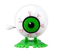 Wind Up Eyeball Funny Halloween Toy, Spooky Wind Up Novelty, Small Horror Props for Kids, Goody Bag Filler, Creepy Home Decoration, Classic Trick Toy for Party Favors & Festive Fun
