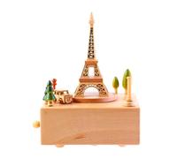 Wind Up Wooden Music Box - Design da Ballerino Girl Castle Girl | Affascinante Decorazione per Bambini ornamenta di Ornamenti Musicali, Ideale Regalo per Bambini di Natale per Ragazzi per Ragazzi