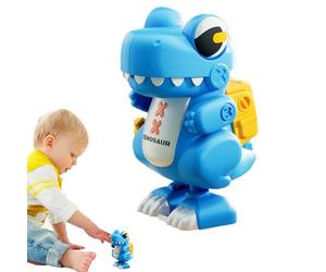 Wind Walking Dinosaur - Camminatore giocattolo a forma di dinosauro, simpatico giocattolo a vento dei cartoni animati, regalo creativo per bambini, favore di prezzi, intrattenimento in casa