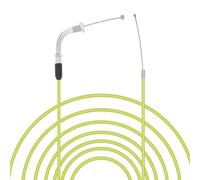 Windance Cavo acceleratore da 190 cm/74.8", cavo acceleratore carburatore regolabile per Honda/Yamaha/Keihin GY6 Scooter ATV (rosso) (giallo)