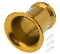 Windance Filtro dell'aria in lega di alluminio per carburatore, tromba, imbuto per PE VM 21 mm/24 mm/26 mm (giallo)