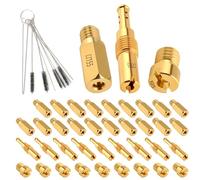 Windance Kit di ricambio per carburatore principale a getto lento, in ottone, 40 pezzi, sostituisce il getto pilota SCL-2018090002-ZH-T-01/02 SCL-2018090001/03-ZH-T-01 Pilot Jet Fit per Keihin OKO
