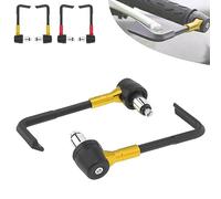 Windance Protezioni per leva del freno e frizione, protezione per manubrio da 2,22 cm, per moto, scooter, ATV, mountain bike (oro)