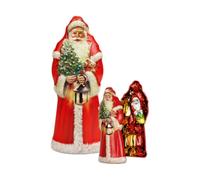 Windel | Babbo Natale Metallo Decori Rilievo | Praline Cioccolato al Latte Lattina Regalo | Cioccolatini Regalo al Latte