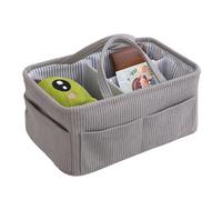 Windeltasche Mit Fächern - Organizer Aufbewahrungskorb Windeln, Große Tragetasche | Vielseitige Aufbewahrungsbox Mit Griff Für Kinderzimmer Zuhause Badezimmer Schreibtisch Couch Koffer Reisen M
