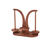 Winder a palla di filato | Avvoltore a filo di legno | Titolo del filo magnetico | Winder a mano manuale | Strumento all'uncinetto rotante doppio rullo per le donne artigianali intrecciate uomini all'