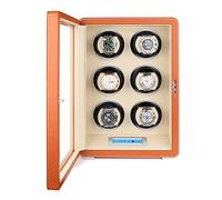 Winder Automatic Box Wox Auto-manzo della polvere meccanica con motore silenzioso Doppia alimentazione compatibile spaziosa per qualsiasi dimensione per uomini e donne orologi (Colore: 2 smaglianti)
