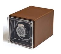 Winders Orologio per orologi per orologi di filatore - mini shaker single shaker in legno a prova di orologio da guardia di orologio meccanico Avvolgitore meccanico silenzioso orologio oroelette per