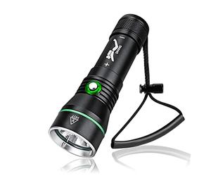 WINDFIRE Torcia Subacquea Luci Subacquee, 8000 Lumen Torcia Impermeabile, 3 Modalità Luce Subacquea Snorkeling, Immersioni Notturne