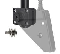 WINDFRD Adattatore Sonar Live compatibile con Lowrance Eagle Eye 9 | Adattatore di bloccaggio con regolazione avanti/giù senza attrezzi, adatto per alberi da 5,41 a 7,39 cm