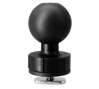 WINDFRD Base per montaggio a sfera da 3,8 cm, con attacco a T per kayak/barca, compatibile con RAM, Arkon, iBolt 3,8 cm/C Size Ball Double Socket Braccio, per Fish Finder/GPS Mount