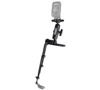 WINDFRD Kayak Fish Finder Mount con braccio trasduttore, supporto barca | Supporto a sfera da 3,8 cm, braccio in alluminio, gomma protettiva, braccio trasduttore pieghevole. Compatibile con Garmin
