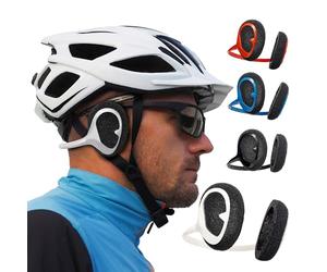 Windfree Protezione dal vento Orecchio Apparecchio acustico Riduzione del rumore del vento per ciclismo, vela; bianco