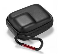 Windfromort Mini custodia rigida compatta in poliuretano per fotocamere d’azione DJI Osmo Action 5/4/3/4/3 e Hero 12/11/10,compatibile anche con INSTA360 Ace Pro 2,Borsa da viaggio protettiva (Nero)