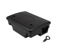 Windhager Scatola per topi e topi 2 in 1, trappola per topi e ratti, scatola per esche per topi e topi, facile da catturare, per topi e topi, 19 x 25,5 x 10 cm, 05056, nero