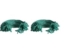 Windhager 06102 - Corda da Giardino Intrecciata, per Esterni, Universale, per lavori a Maglia, 20 m x 4 mm, Colore: Verde (Confezione da 2)