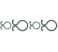 Windhager 06216 - Confezione di 25 Fermagli circolari per tutori per Piante (Confezione da 2)