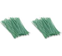 Windhager 06217 - Confezione di 100 legacci con Anima in Fil di Ferro (Confezione da 2)