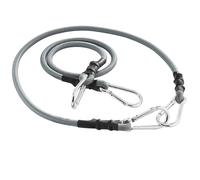 Windhager 07333-Tenditore con moschettone, 2 Pezzi, Colore: Grigio