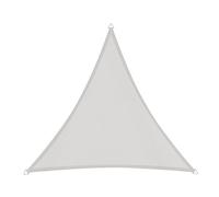 Windhager Cannes 10711 - Tenda Parasole Triangolare, 3 x 3 m, per Giardino e terrazzo, Resistente ai Raggi UV e alle intemperie, Colore: Crema
