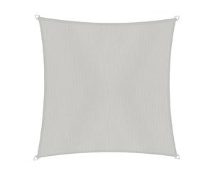 Windhager Cannes 10724 - Tenda da Sole Quadrata, 4 x 4 m, Protezione Solare per Giardino e terrazza, Resistente ai Raggi UV e alle intemperie, Colore: Grigio