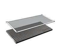 Windhager Coperchio per pozzo Luce, Coperchio per pozzo Cantina, griglia di Copertura, Set Completo in Alluminio, 44 x 106 cm, 03665