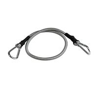 Windhager moschettone Expander Corda Transport Fusibile Gomma planen Funi a Vela e Kara Binde Gancio 4 Pezzi, 70 cm, Nero, 70 x 3.5 x 3.5 cm, 10979