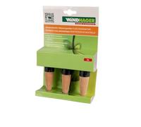 Windhager Dispenser Automatico di Acqua, Adattatore Bottiglie, Sistema di irrigazione, 3 Pezzi, 4 x 11 cm, 06438