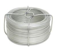 Windhager Filo da Giardino, Filo per Fiori, Filo per Piante, Filo per bricolage, Filo per Avvolgere in Acciaio Inox, Rotolo zincato, 1 mm x 100 m, 06225