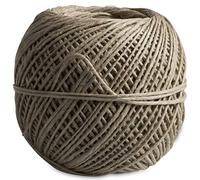 Windhager Filo di Lino da Giardino, per lavori Artigianali, spago di Iuta, spago di Iuta, Prodotto Naturale, 80 m x 1,5 mm, 06105