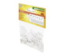 Windhager Gancio a Botte per Il Fissaggio di Vele da Sole, Tenda da Sole in Corda, 30 Pezzi Set con Viti in Acciaio Inox, 10701