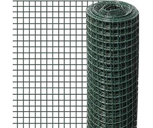 Windhager Griglia Metallica Rivestita in plastica, Protezione per Arvicole per aiuole Rialzate, per voliere, recinto per Piccoli Animali, Verde, Larghezza Maglie 6,3 mm, 2,5 x 0,5 m x 0,9 mm, 79067